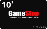 ' Game Stop Card 10 USD